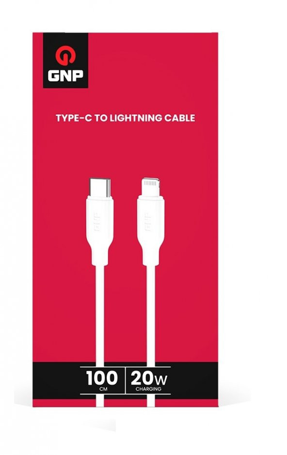Genpa GNP 20 W Lightning Kablo Beyaz Genpa Garantili ürün görseli 1