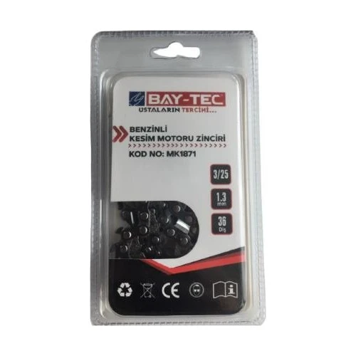 Bay-Tec MK1871 Benzinli Kesim Motoru Zinciri 3/25 1.3mm 36DIŞ ürün görseli 1