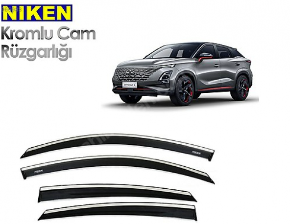 OMADA 5 2022 2023 2024 2025 ARACA ÖZEL KROMLU CAM RÜZGARLIGI NİKEN ürün görseli 1