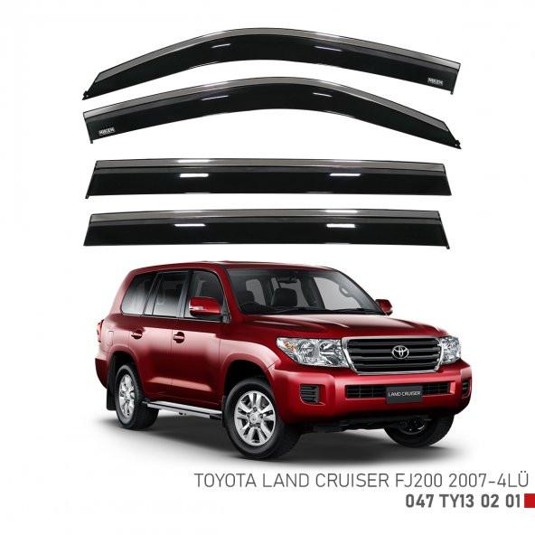 TOYOTA LAND CRUISER KROMLU CAM RÜZGARLIĞI 2007 2008 2009 2010 2011 ürün görseli 1