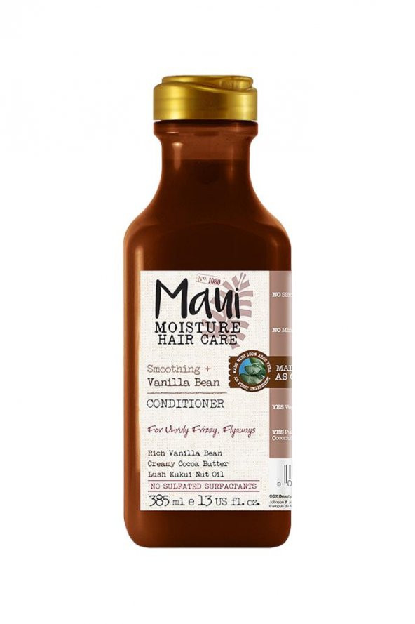 MAUI Moisture Hair Care Smoothing Vanilla Bean Conditioner 385 ml ürün görseli 1