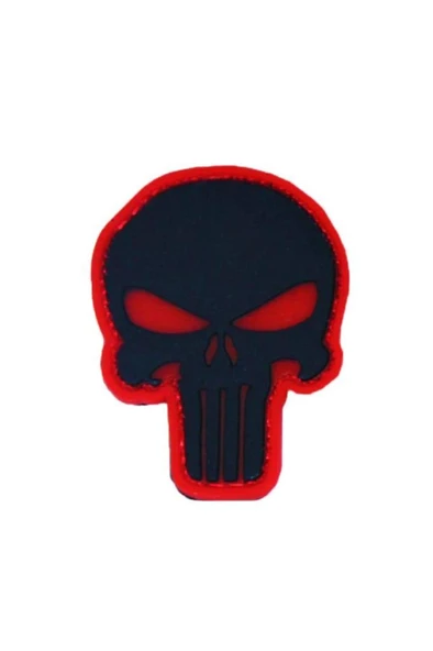Single Sword Plastik Kurukafa Patch - Peç - Resim 6