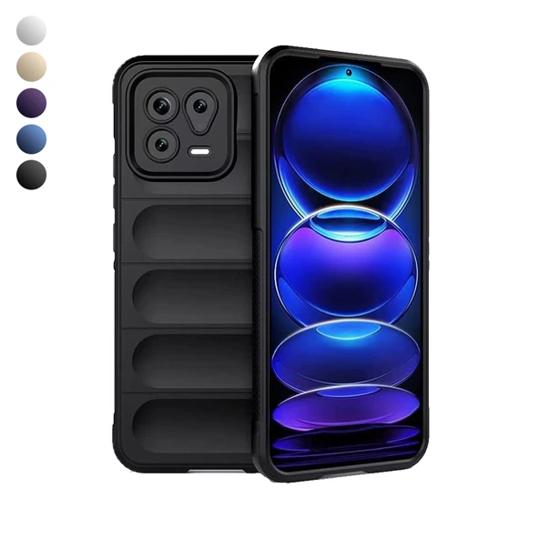 Xiaomi 13 Kılıf Optimum Lens Çerçeveli Silikon Kapak ürün görseli 1