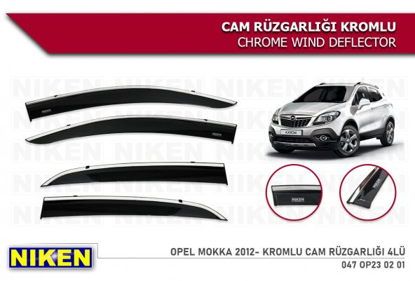 MOKKA KROMLU CAM RÜZGARLIĞI NİKEN 2012 2013 2014 2015 2016 2017 2018 2019 ürün görseli 1