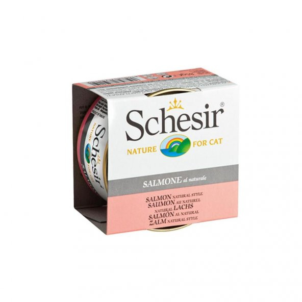 Schesir Somon Balıklı Doğal Yaş Kedi Maması 85 gr Skt: 12/2028 ürün görseli 1