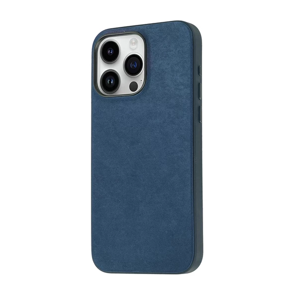 Gpack Apple iPhone 15 Pro Kılıf Pu Deri Silikon Kapak İçi Kadife ürün görseli 1