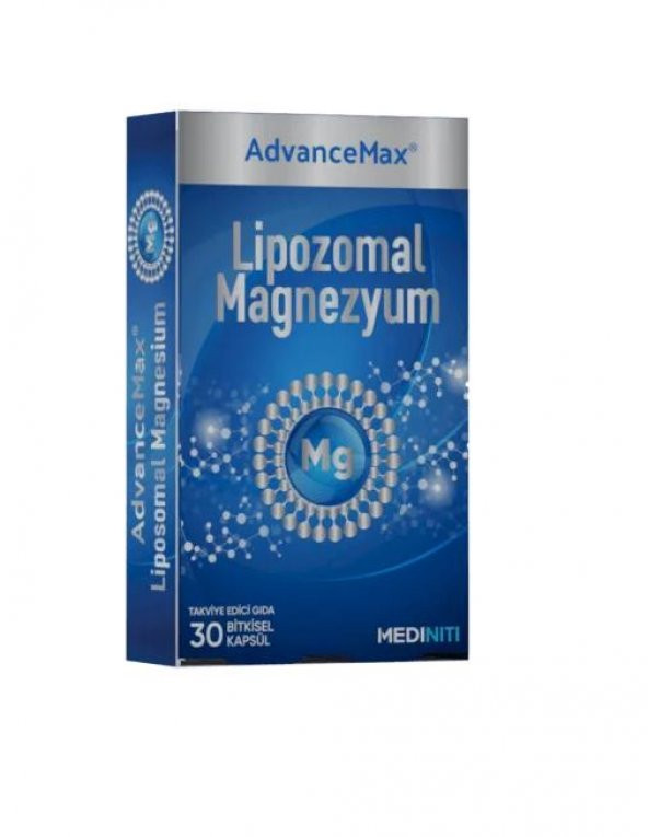 ADVANCEMAX LİPOZOMAL MAGNEZYUM 30 KAPSÜL 8684375607501 ürün görseli 1