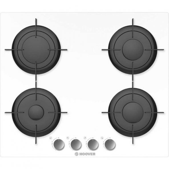 Hoover HVW 6 MV Beyaz Cam Ankastre Ocak ürün görseli 1