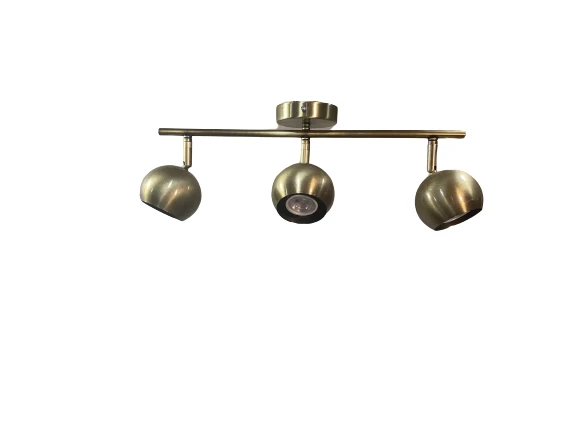 Rsylight Metal Modern 3 LÜ Eskitme Kaplama 180 Derece Mafsallı Led Spot Avize Günışığı Ampullü ürün görseli 1