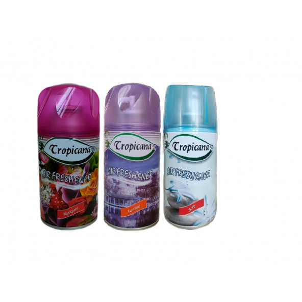 Tropicana Air Freshener Oda Kokusu Bahar Meyve Buketi Garden Bahçe Soft Oda Spreyi 260 Ml X 3 Adet ürün görseli 1