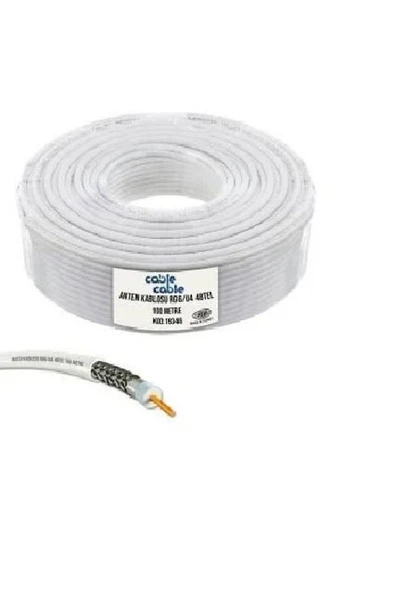 ANTEN KABLOSU RG6/U4 48TEL 100MT ürün görseli 1