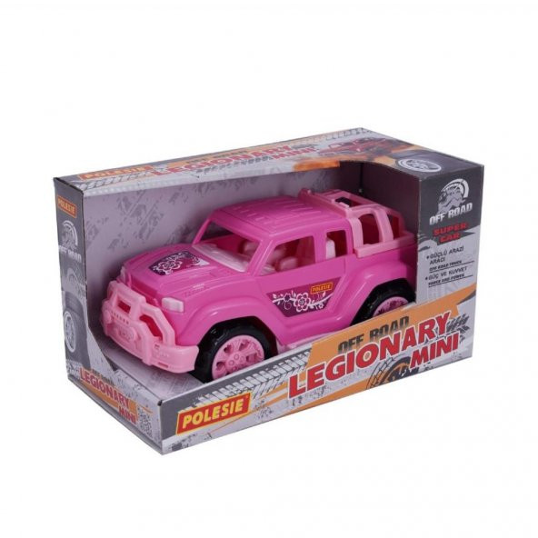 Polesie Oyuncak Lejyon Mini Pembe 93523,Çocuklar İçin Mini Arazi Aracı Pembe ürün görseli 1