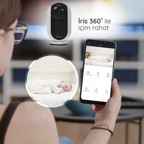 Bilicra Iris 3MP 360° Akıllı Kamera - Resim 2