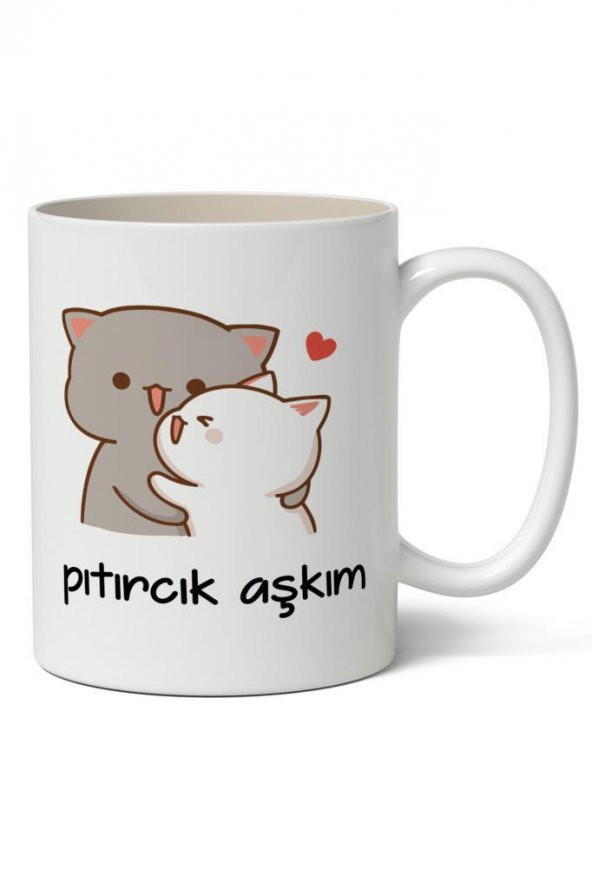 Pıtırcık Aşkım Baskılı Kupa Bardak Baskılı Kahve Kupa Bardak ürün görseli 1