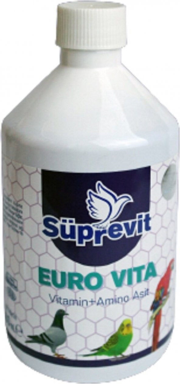 Süprevit Euro Vita 500 ml - Vitamin + Amino Asit  Tüm Kanatlı Hayvanlar Için ürün görseli 1