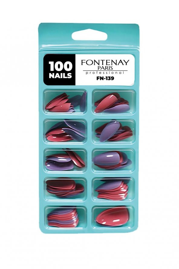 Fontenay Kutulu Balerin Protez Takma Tırnak 100lü No:139 ürün görseli 1
