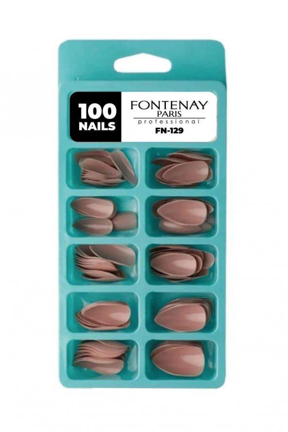 Fontenay Kutulu Balerin Protez Takma Tırnak 100lü No:129 ürün görseli 1