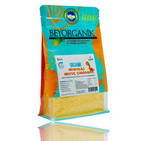 Organik Brokolili Havuç Çorbası 50gr (10 dakikada hazır) ürün görseli 1