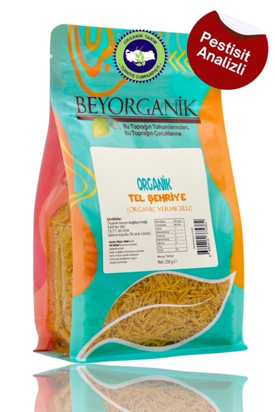BEYORGANİK Organik Tel Şehriye 250gr ürün görseli 1