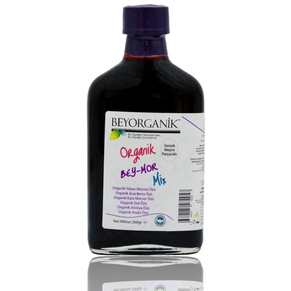 BEYORGANİK Organik Bey Mor Mix 260gr (PESTİSİT VE AĞIR METAL ANALİZLİ) ürün görseli 1