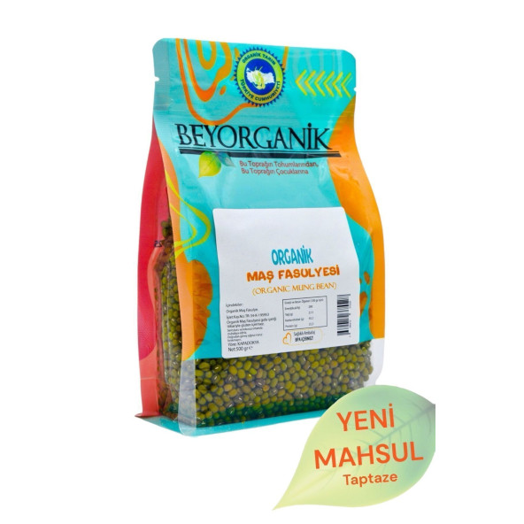 BEYORGANİK Organik Maş Fasulyesi 500gr ürün görseli 1
