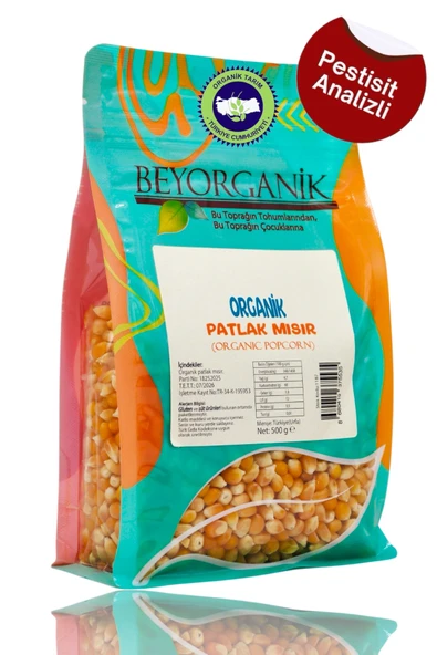 BEYORGANİK Organik Patlak Mısır 500gr ürün görseli 1
