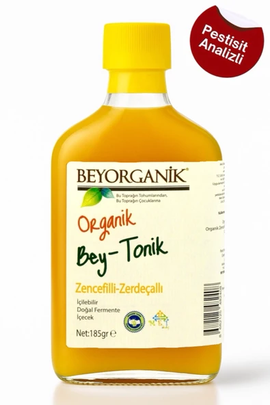 BEYORGANİK Organik Bey Tonik (ZERDEÇALLI-ZENCEFİLLİ) 185gr (PESTİSİT ANALİZLİ) ürün görseli 1