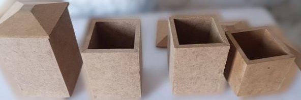 Hobi Adn 90250 Dekoratif Ve Kullanım Baharatlık Ahşap MDF HAM CNC kesim El Yapım ürün görseli 1