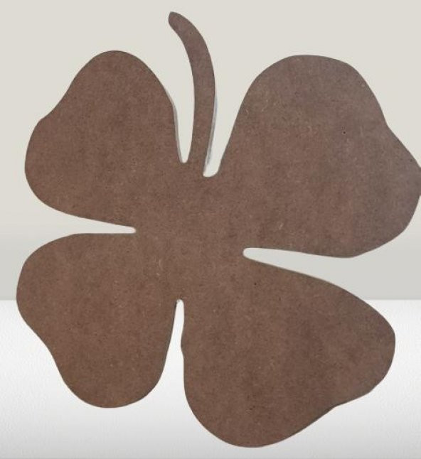 Hobi ADN 90256 Dekoratif Pano Yonca Ahşap MDF HAM CNC Kesim Model El Yapım ürün görseli 1