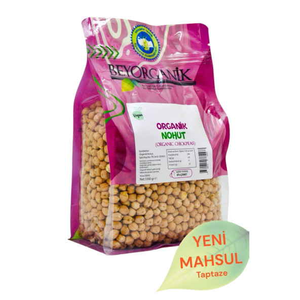 BEYORGANİK Organik Nohut 1kg ürün görseli 1