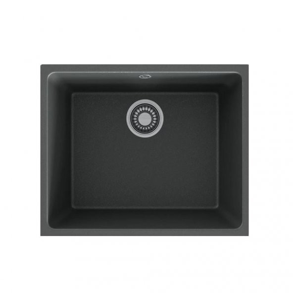 BLACK STONE PETRA 50X40 GRANİT ANTRASİT MUTFAK EVYESİ ürün görseli 1