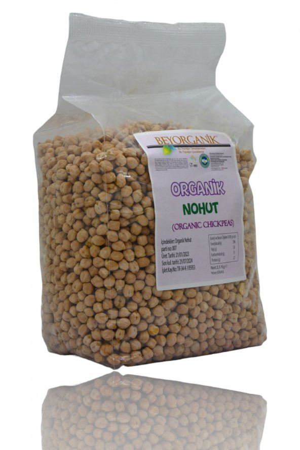 BEYORGANİK Organik Nohut 2,5kg ürün görseli 1