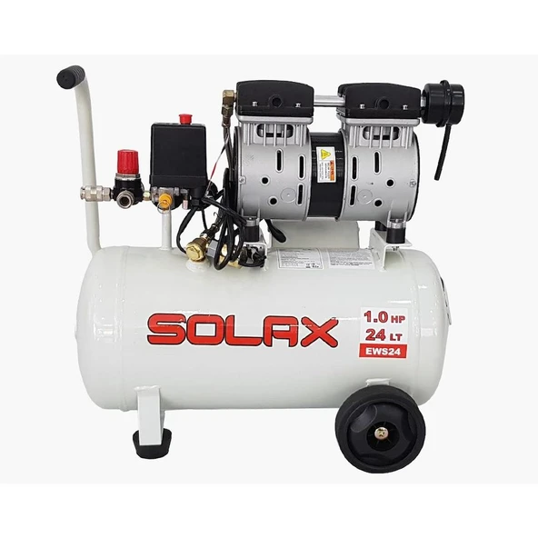 Solax Hm0.55jw/24 Sessiz Hava Kompresörü 24 Litre ürün görseli 1