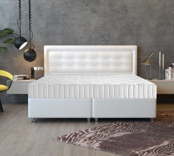 Aztek Yatak Sandıklı Baza Başlık Set 200x200 ürün görseli 1
