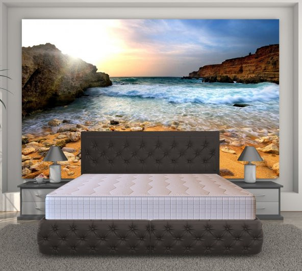 Babil Yatak Sandıklı Baza Başlık Set 150x200 ürün görseli 1