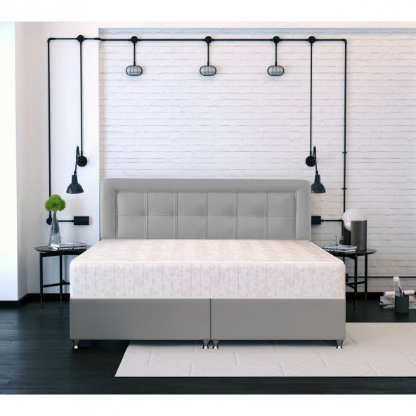 Asur Yatak Sandıklı Baza Başlık Set 90x190 ürün görseli 1