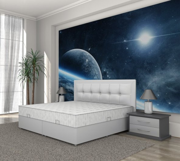 Aura Sandıklı Baza Başlık Set 90x190 ürün görseli 1