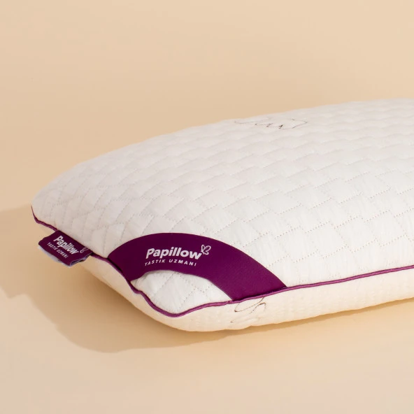 PAPILLOW Innovation Wool Lateks Yastık Queen 60*40*12 Pure ürün görseli 1