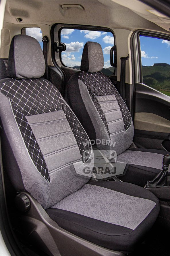Volkswagen Jetta, Bora, Polo, Golf1-2-3-4-5 Uyumlu Gofrajlı Oto Koltuk Kılıfı Seti ürün görseli 1