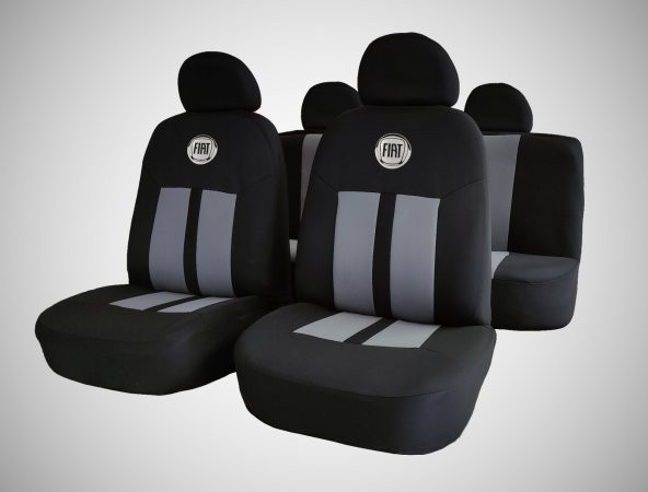ModernGaraj Fiat Albea, Tipo, Linea, Palio, Tempra Uyumlu Logolu Oto Koltuk Kılıfı Seti ürün görseli 1