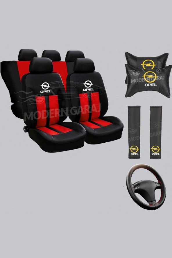 Opel Koltuk Kılıfı Opel Boyun Yastığı Opel Kemer Pedi Opel Dikmeli Direksiyon Kılıfı ürün görseli 1