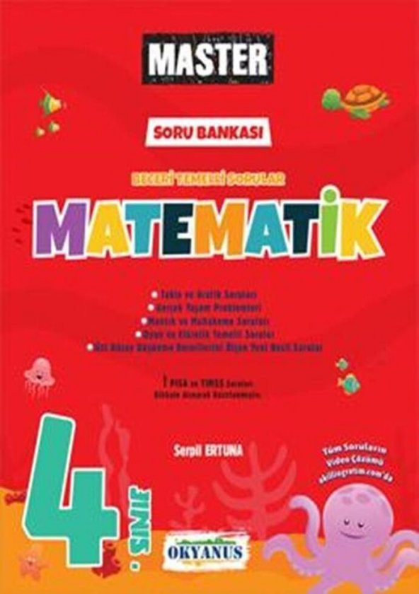 4. Sınıf Matematik Master Soru Bankası Okyanus Yayınları ürün görseli 1