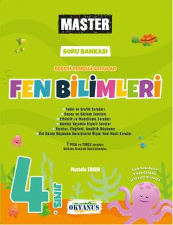 4. Sınıf Fen Bilimleri Master Soru Bankası Okyanus Yayınları ürün görseli 1