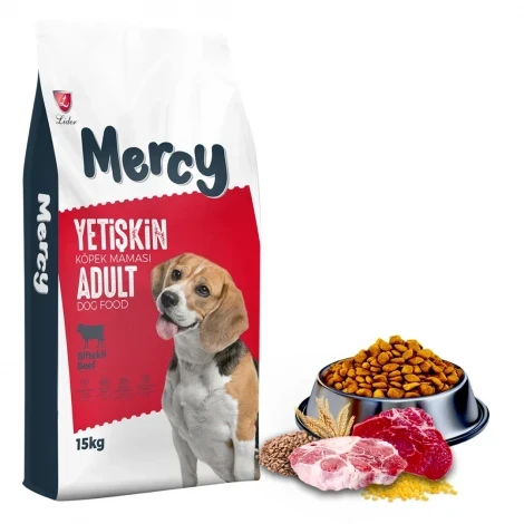 Mercy Biftekli Yetişkin Köpek Maması 15 Kg ürün görseli 1