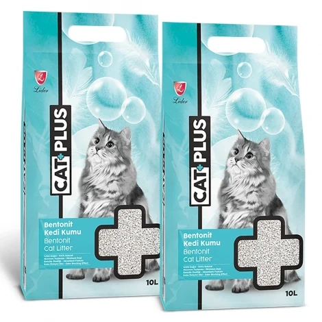 CatPlus Kokusuz Kedi Kumu 10 Lt x 2 Adet ürün görseli 1