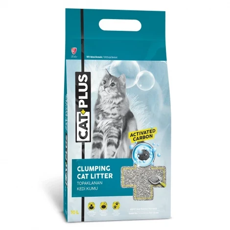 CatPlus Aktif Karbon Kedi Kumu 10 Lt ürün görseli 1