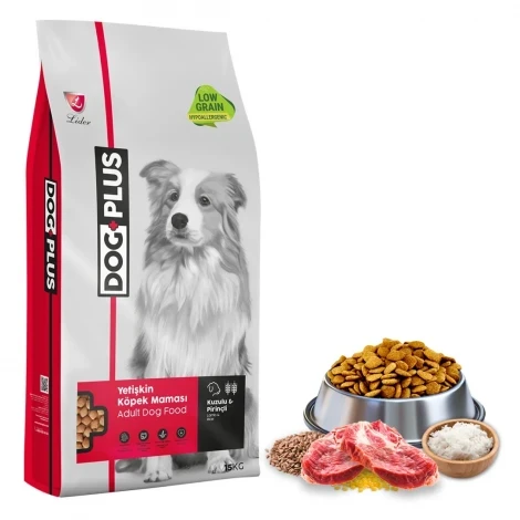 DogPlus Düşük Tahıllı Hipoalerjenik Kuzu Etli Yetişkin Köpek Maması 15 Kg ürün görseli 1