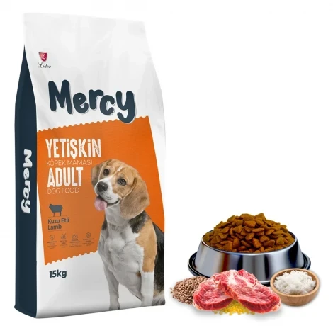 Mercy Kuzu Etli Yetişkin Köpek Maması 15 Kg ürün görseli 1