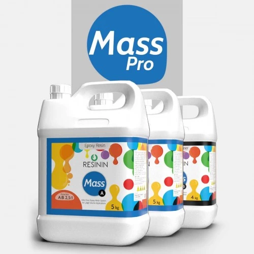 Mass 14 Kg A+B Büyük Hacim İçin Ultra Şeffaf Epoksi Reçine ürün görseli 1
