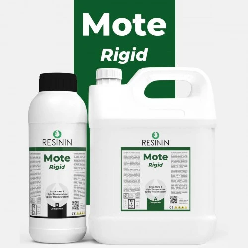 Mote 4000 Gr A+B Yüksek Isı Dayanımlı Şeffaf Epoksi Reçine ürün görseli 1